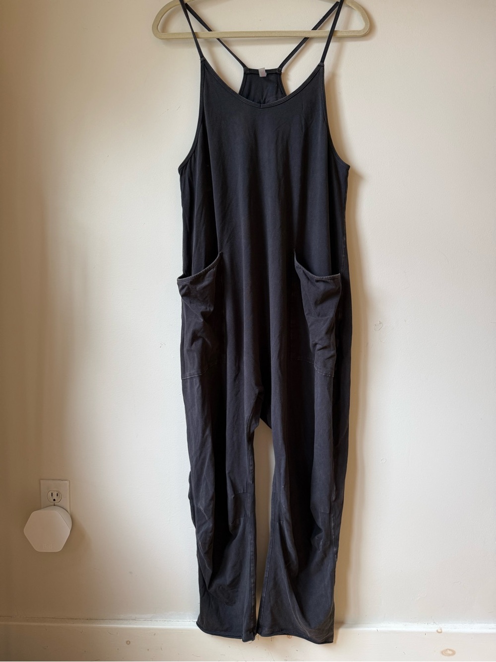 Free People Movement Hot Shot one piece jumpsuit black